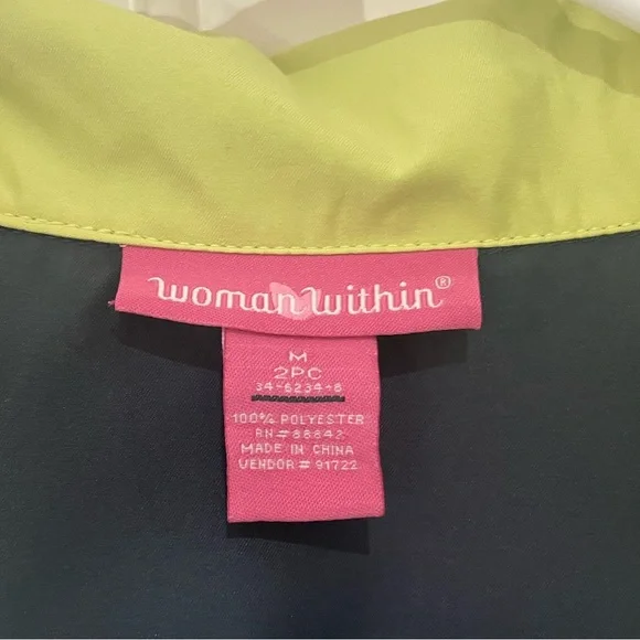 Woman Within track suit set, top and bottom size medium - Picture 4 of 8